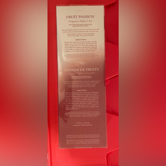 NWOT Aromata Fruit Passion Fragrance Diffuser Set - Picture 7 of 7